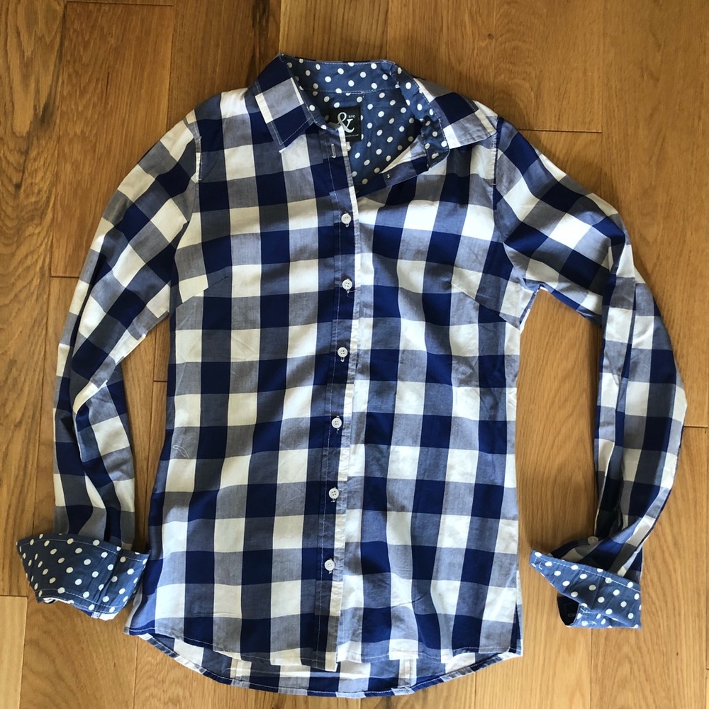 Blue buffalo check shirt
